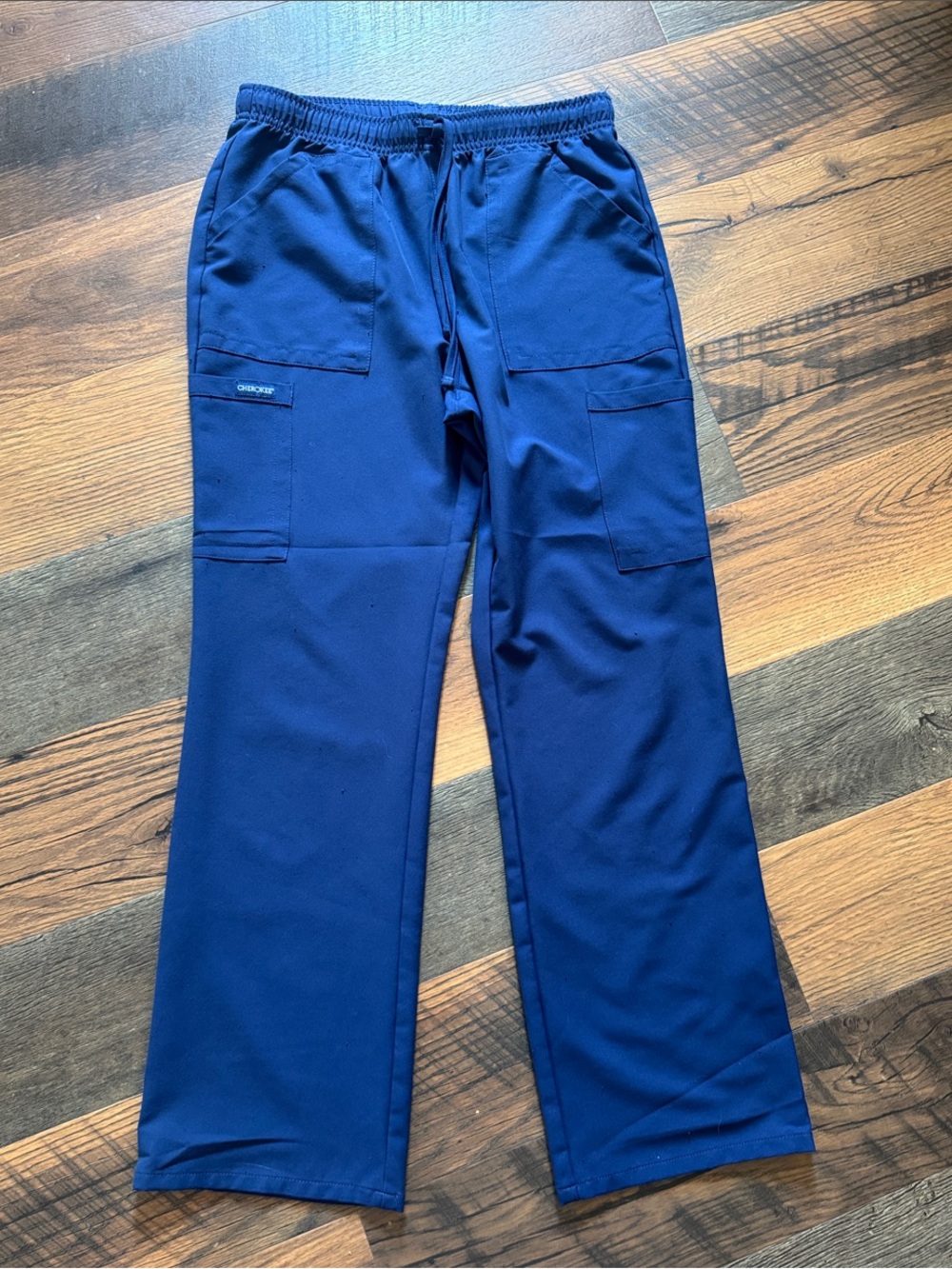 Cherokee Women's Navy Cargo Scrub Pants